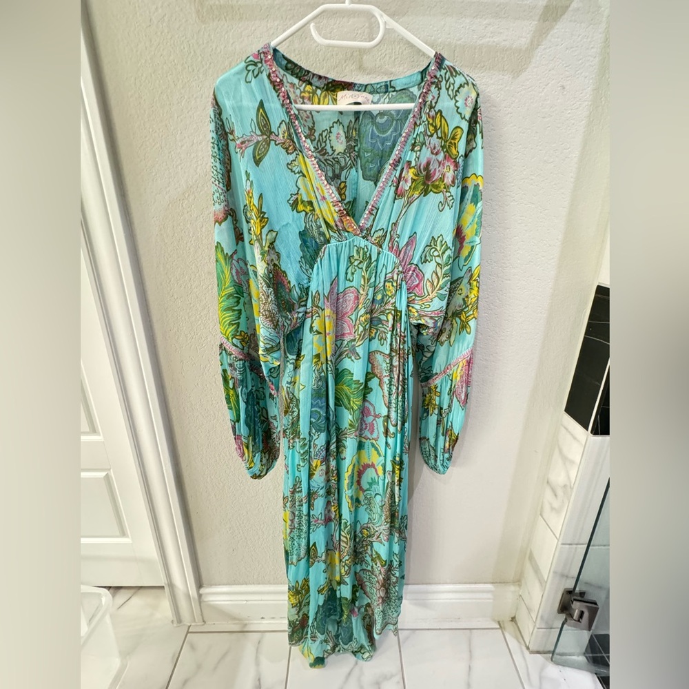 Miss June (Parisian brand) maxi summer dress with intricate detailing